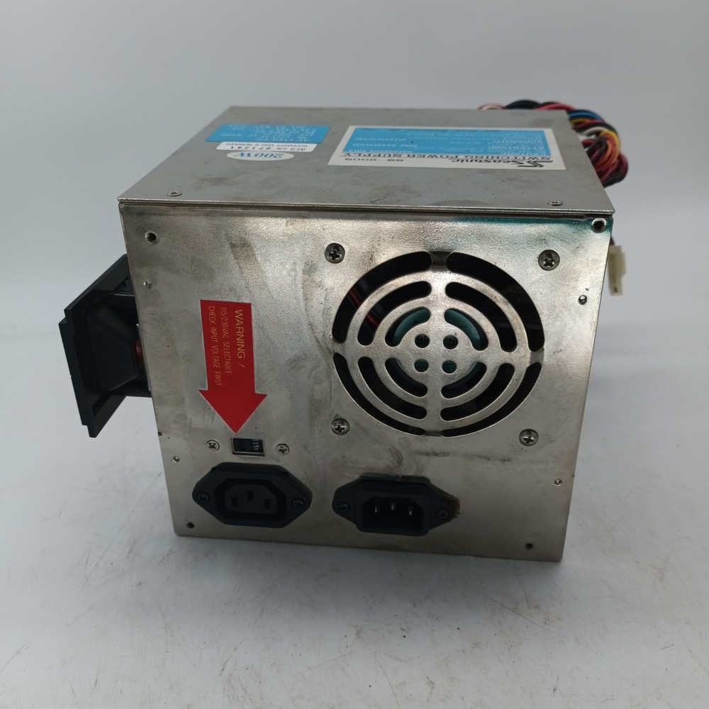 Seasonic SS-200S 200W Switching Power Supply Vintage PC Component Silver
